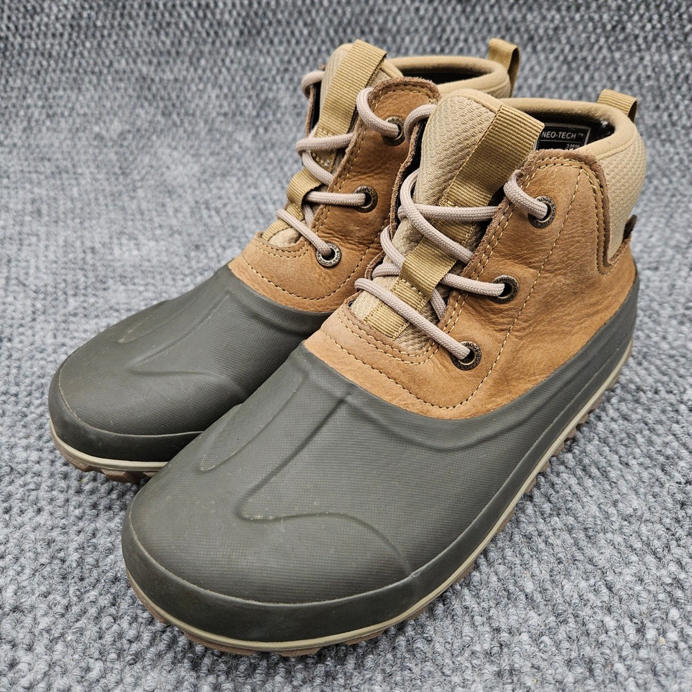 Bogs Womens 8 Brown Boots Casual Lace LTR Waterproof Duck Winter Rain Neo-Tech